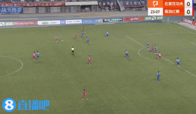 谈球吧体育官网入口半场-石家庄功夫暂0-1青岛红狮 陈浩玮劲射破门